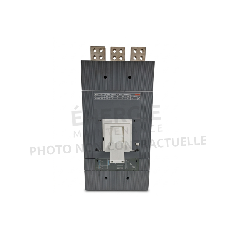 Bouton-poussoir noir ABB MP1-10B - EM