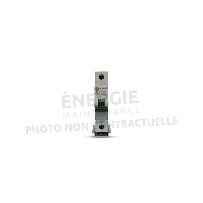 Disjoncteur unipolaire AEG C6 - 6 A, courbe C