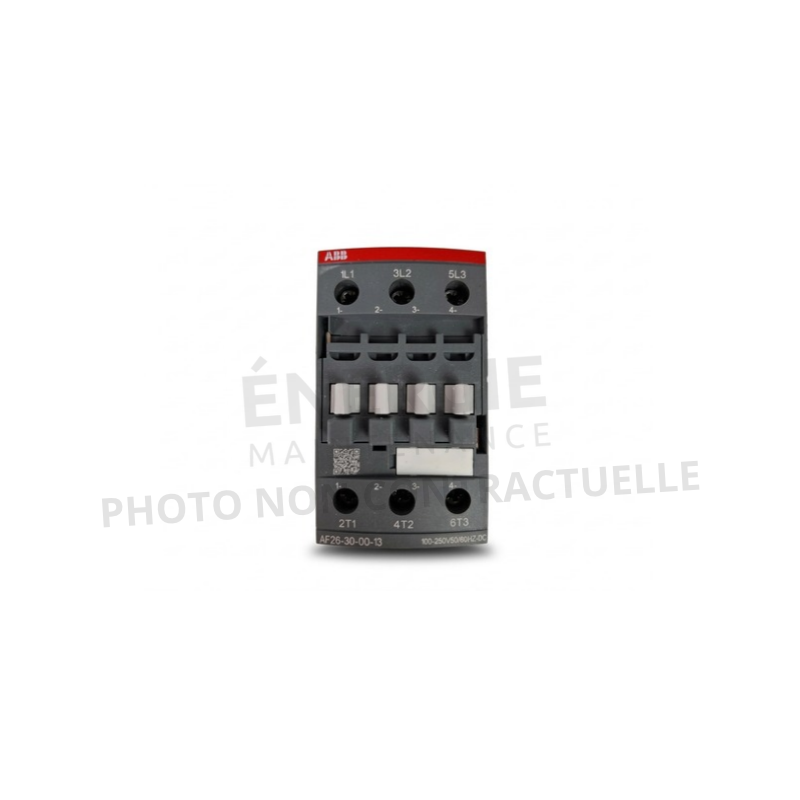Contacteur ABB AF26-30-00-13 – 3 pôles, commande 100-250 V ACDC