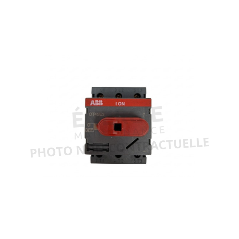 Interrupteur-sectionneur ABB OT45E3 - 3 pôles