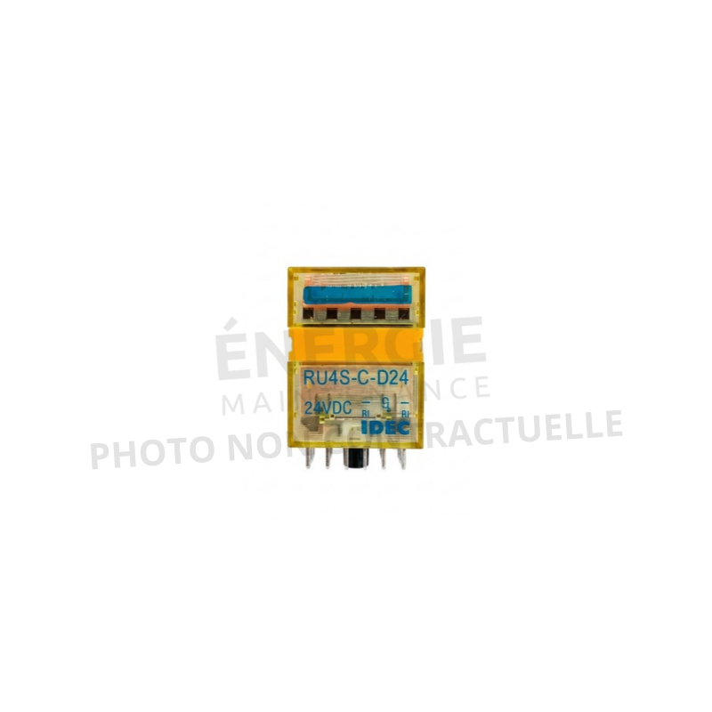 Relais de puissance IDEC RU4S-C-D24 - 24 V DC, 4 inverseurs